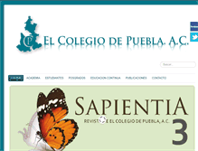 Tablet Screenshot of colpue.edu.mx